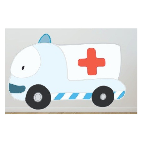 Autocollant mural Ambulance deco chambre