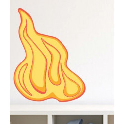 Autocollant mural Flamme