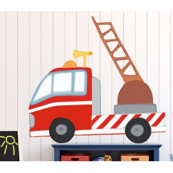 Sticker Camion de Pompier