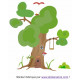 Sticker mural Cabane dans un arbre