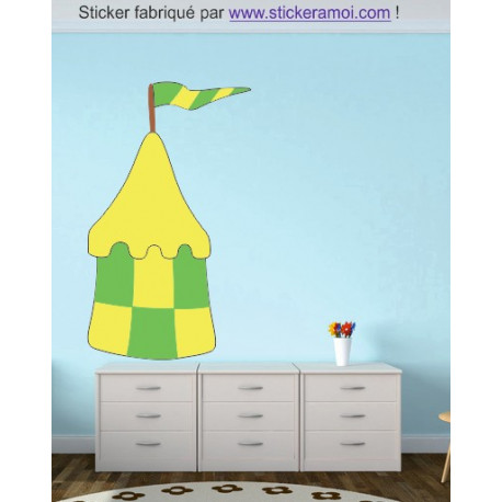 Autocollant mural Chapiteau du moyen âge