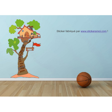 Sticker mural Maison dans un arbre