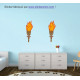 Sticker Torche de feu
