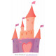 Sticker mural Chateau princesse