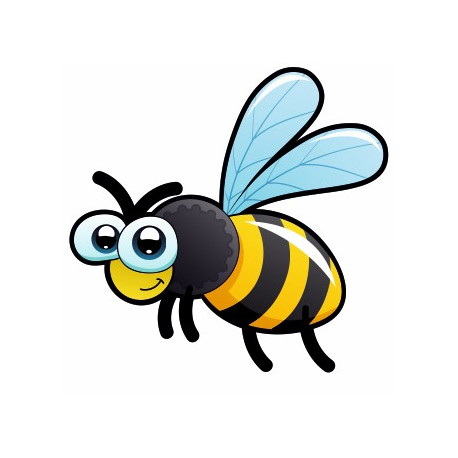 Sticker mural Abeille