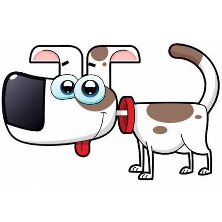 Autocollant Chien toutou