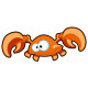 Sticker Crabe