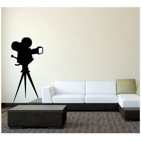 Autocollant Caméra Vintage