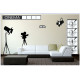 Sticker mural Cinema Lot Planche KIT
