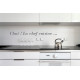 Adhesif mural Chut ! La Chef cuisine ...