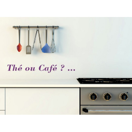 Autocollant Thé ou Café ?