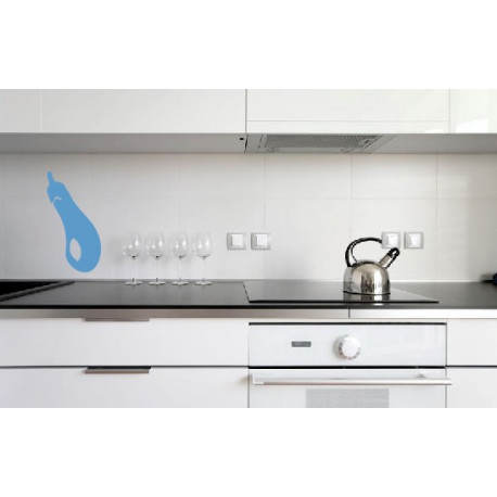 Sticker mural Aubergine