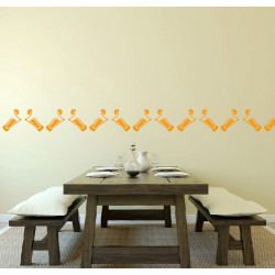 Autocollant Verre de Jus