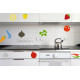 Sticker mural Fruits et Légumes Lot Planche KIT