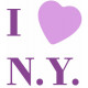 Autocollant I Love N.Y.