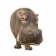 Autocollant Hippopotame de face