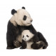 Autocollant Panda maman et bébé