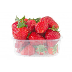 Autocollant Fraise dans barquette