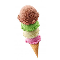 Sticker Glaces 4 boules