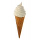 Sticker glace cone vanille