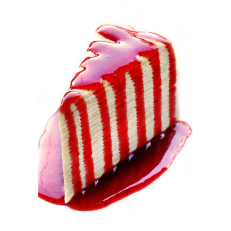 Sticker gateau fraises