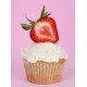 Sticker Cup cake fraise