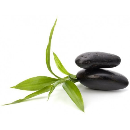 Autocollant mural Bambou galets