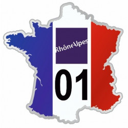 Sticker département 01 Ain