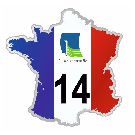 Sticker département 14 Calvados