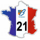 Sticker département 01 Ain