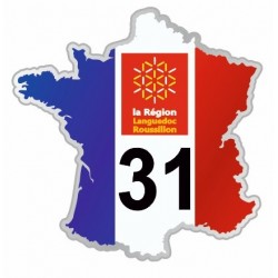 Sticker département 01 Ain