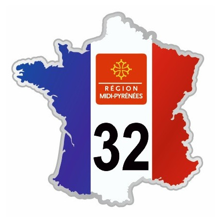 Sticker département 01 Ain