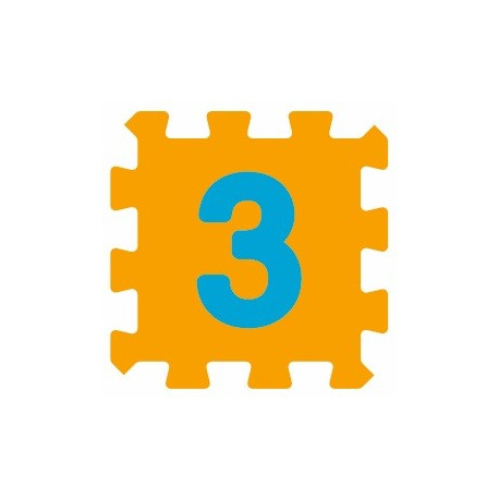 Sticker alphabet chiffre 3 trois