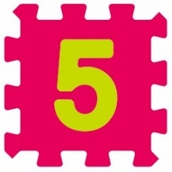 Sticker alphabet chiffre 5 cinq