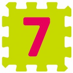 Sticker alphabet chiffre 7 sept