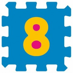 Sticker alphabet chiffre 8 huit