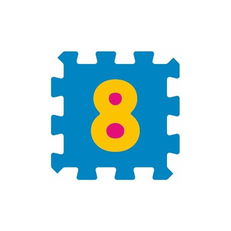 Sticker alphabet chiffre 8 huit