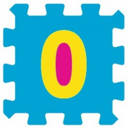 Sticker alphabet chiffre 0 zéro