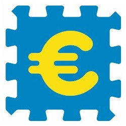 Sticker alphabet chiffre 1 un