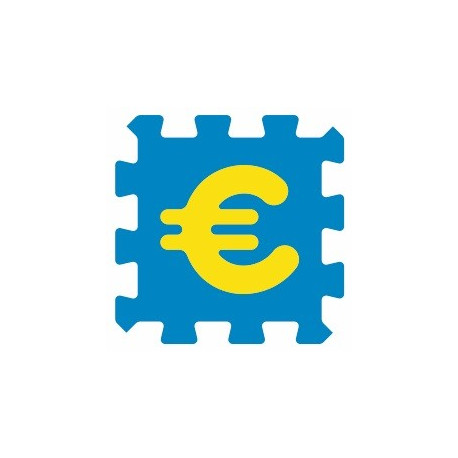 Sticker alphabet chiffre 1 un