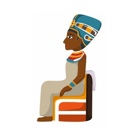 Sticker mural Pharaon Renne