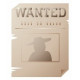 Sticker mural Cow boy WANTED