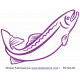 Sticker mural Truite