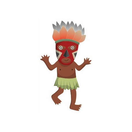 Sticker mural Africain chambre