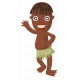 Sticker mural Africain bonjour