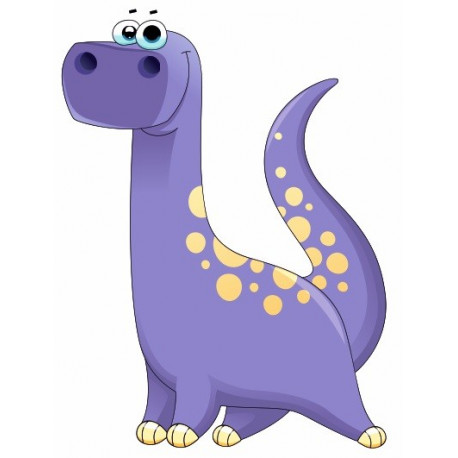 Sticker mural dinosaure brontosaure