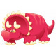 Sticker mural triceratops
