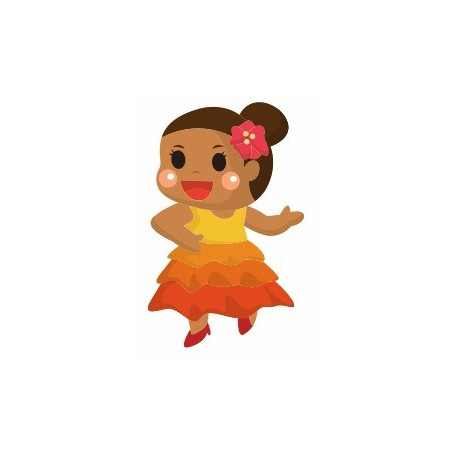 Sticker danseuse mexicaine