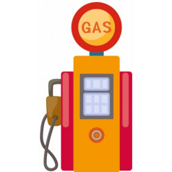 Sticker pompe essence