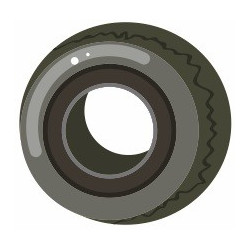 Autocollant roue de voiture